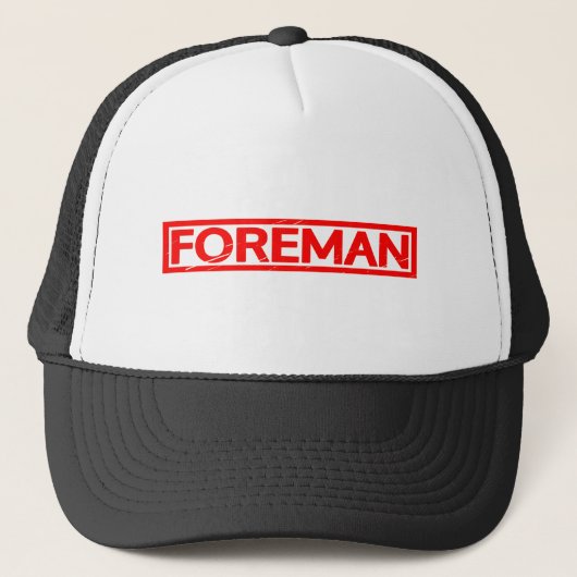 Foreman Stamp Trucker Pet (Voorkant)