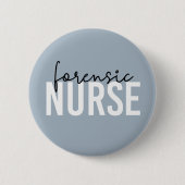 Forensic Nurse | forensische zurigerspots Ronde Button 5,7 Cm (Voorkant)