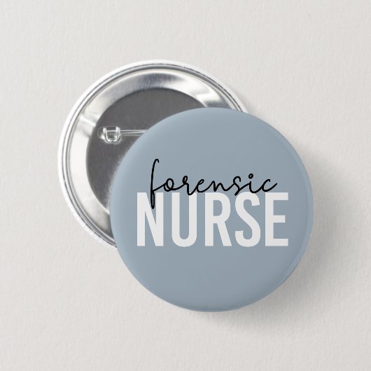 Forensic Nurse | forensische zurigerspots Ronde Button 5,7 Cm (Voorkant /achterkant)