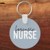 Forensic Nurse | forensische zurigerspots Sleutelhanger (Voorkant)
