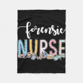 Forensic Nurse Gift Idee Fleece Deken (Voorkant)
