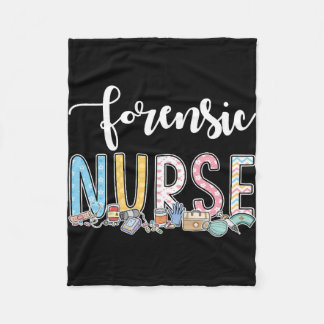 Forensic Nurse Gift Idee Fleece Deken