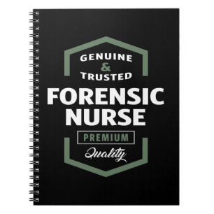 Forensic Nurse Logo Cadeauideeën Notitieboek