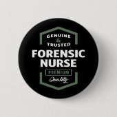Forensic Nurse Logo Cadeauideeën Ronde Button 5,7 Cm (Voorkant)