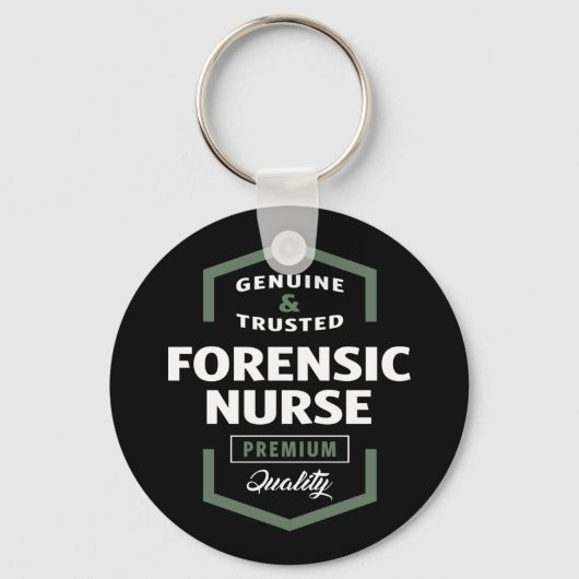 Forensic Nurse Logo Cadeauideeën Sleutelhanger (Voorkant)