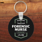 Forensic Nurse Logo Cadeauideeën Sleutelhanger (Voorkant)