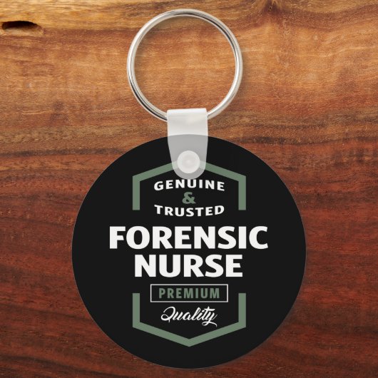 Forensic Nurse Logo Cadeauideeën Sleutelhanger (Voorkant)