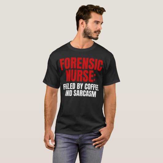 Forensic nurse t-shirt (Voorkant volledig)