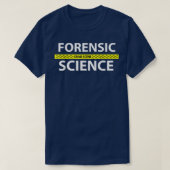 Forensic Science Crime Scene Tape T-shirt (Design voorkant)
