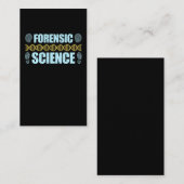 Forensic Science Criminology rechercheur DNA Visitekaartje (Voorkant / Achterkant)