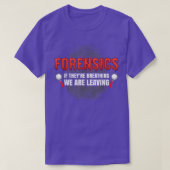 Forensic Science Funny Crime Scene Evidence DNA Cr T-shirt (Design voorkant)