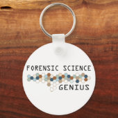 Forensic Science Genius Sleutelhanger (Voorkant)
