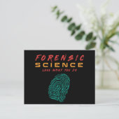 FORENSIC SCIENCE HOUDT VAN WAT JE DOET - #labour Briefkaart (Staand voorkant)