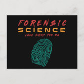FORENSIC SCIENCE HOUDT VAN WAT JE DOET - #labour Briefkaart (Voorkant)