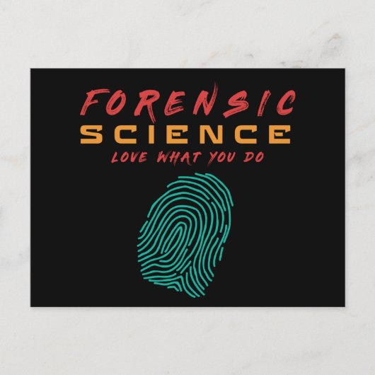 FORENSIC SCIENCE HOUDT VAN WAT JE DOET - #labour Briefkaart (Voorkant)