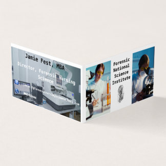 Forensic Science Premium Pearl gevouwen Visitekaartje