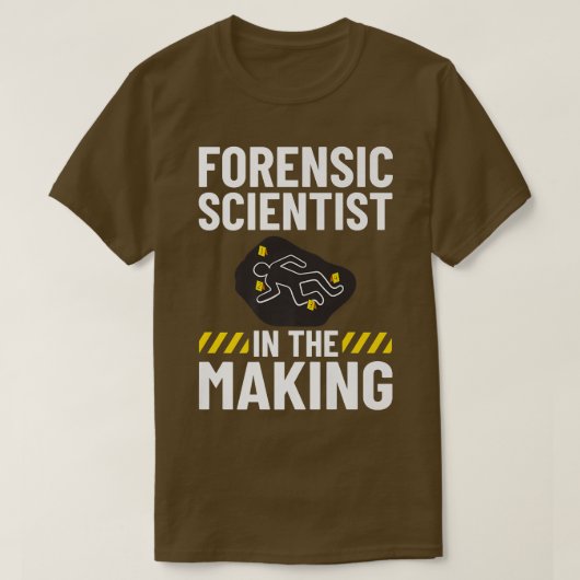 Forensic Science Technicia Scene Investigat Forens T-shirt (Design voorkant)