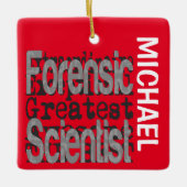 Forensic Scientist Extraordinaire CUSTOM Keramisch Ornament (Voorkant)
