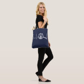 Forensic Scientist Heartbeat Tote Bag (Op model)