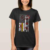 Forensic Scientist US Flag Forensic Science T-shirt (Voorkant)