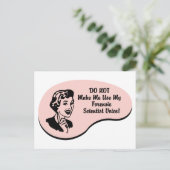 Forensic Scientist Voice Briefkaart (Staand voorkant)