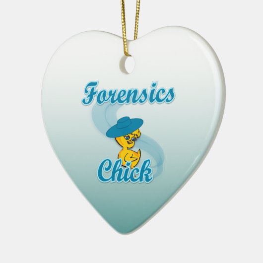 Forensics Chick #3 Keramisch Ornament (Links)