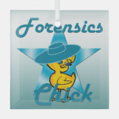 Forensics Chick #7 Glas Ornament (Voorkant)
