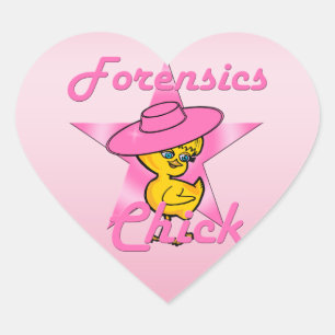 Forensics Chick #8 Hart Sticker