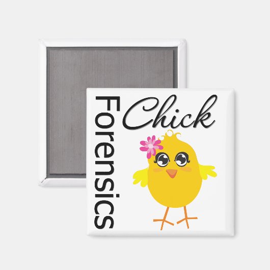 Forensics Chick Magneet (Voorkant / Achterkant)