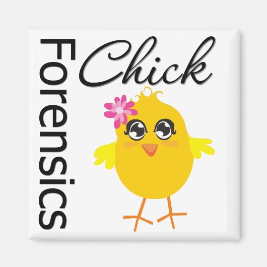 Forensics Chick Magneet (Voorkant)