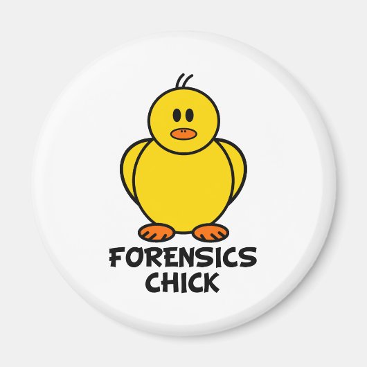 Forensics Chick Magneet (Voorkant)