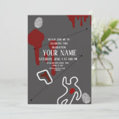 Forensics science afstuderen kaart, doctors afgest feestdagenkaart (Staand voorkant)