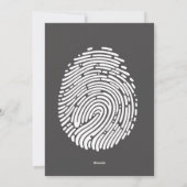 Forensics science afstuderen kaart, doctors afgest feestdagenkaart (Achterkant)