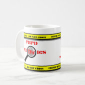 forensisch 2, forensisch 1 koffiemok (Voorkant links)