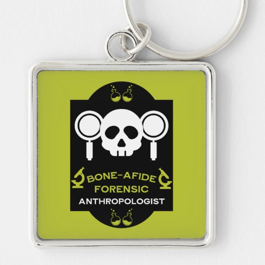 Forensisch antropoloog sleutelhanger (Voorkant)