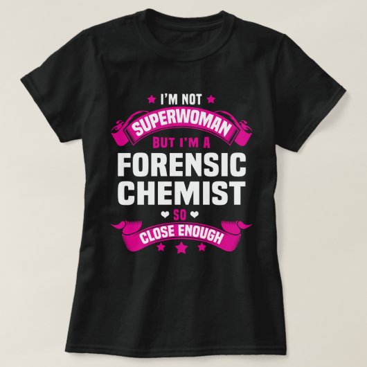 Forensisch chemicus t-shirt (Design voorkant)