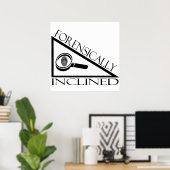 Forensisch ingespoten poster (Thuiskantoor)