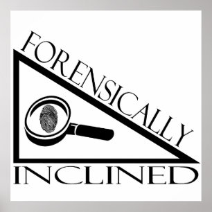 Forensisch ingespoten poster
