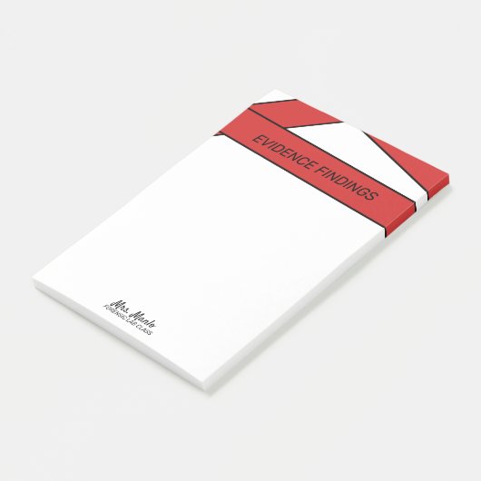 Forensisch Lab Klasse Script Naam Post-it Notities Post-it® Notes (Schuin)