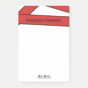 Forensisch Lab Klasse Script Naam Post-it Notities Post-it® Notes
