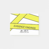 Forensisch Lab Klasse Script Naam Post-it Notities Post-it® Notes (Voorkant)