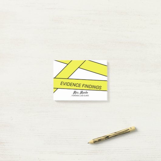 Forensisch Lab Klasse Script Naam Post-it Notities Post-it® Notes (Op bureau)