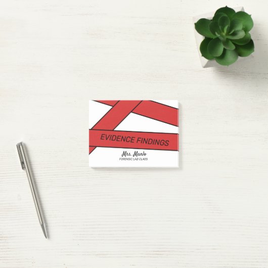 Forensisch labklasse scriptnaam Post-it-notities Post-it® Notes (Kantoor)