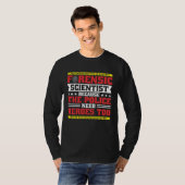 Forensisch onderzoek & Forensisch analist voor for T-shirt (Voorkant volledig)
