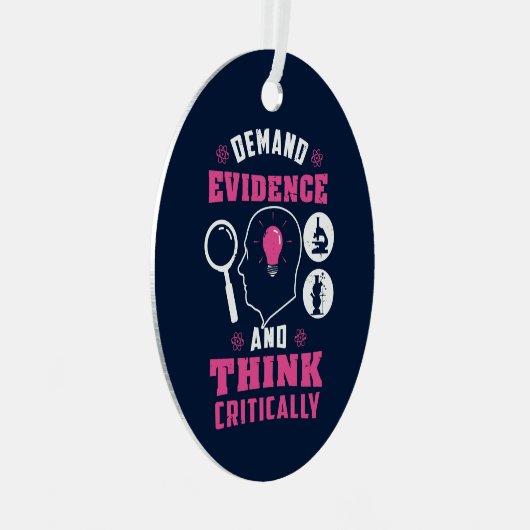 Forensisch onderzoek Keepsake Metalen Ornament (Voorkant Rechts)