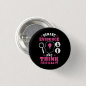Forensisch Onderzoek Science Nerd Ronde Button 3,2 Cm (Voorkant /achterkant)