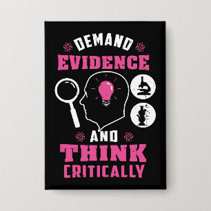 Forensisch Onderzoek Wetenschap Nerd Button