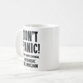 forensisch technicus koffiemok (Voorkant links)