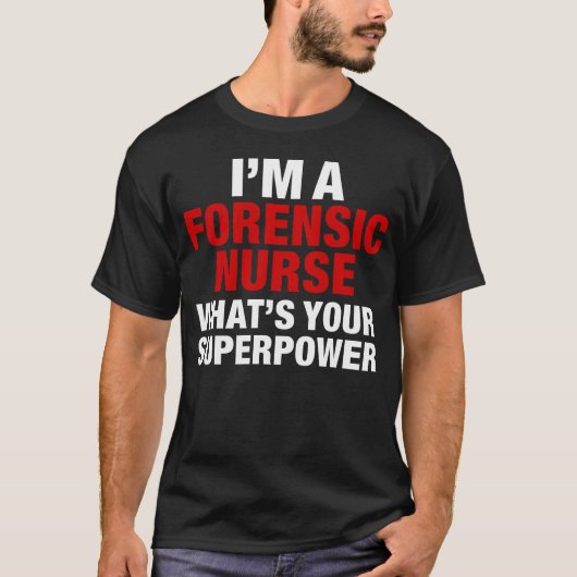 Forensisch verpleegkundige t-shirt (Voorkant)
