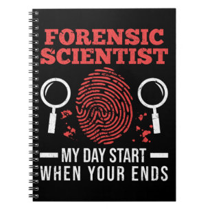 Forensisch wetenschappelijk onderzoeker Forensisch Notitieboek